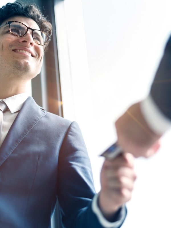 Business Card Company Leadership Organization Concept